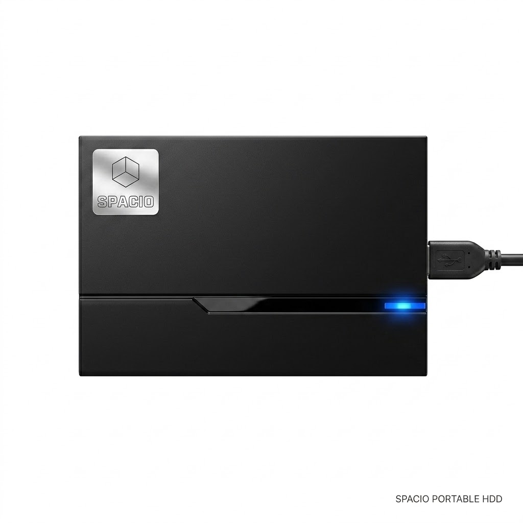 MAYUMI SPACIO 3.0 1TB External Hard Drive, USB 3.0 5Gbps, OTG for Mobile
